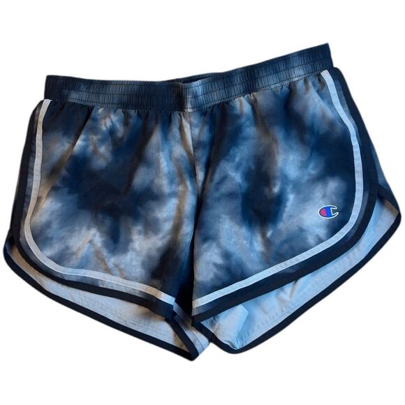 Champion Pants - Champion Women's Blue Tie-Dye Shorts Sz M
